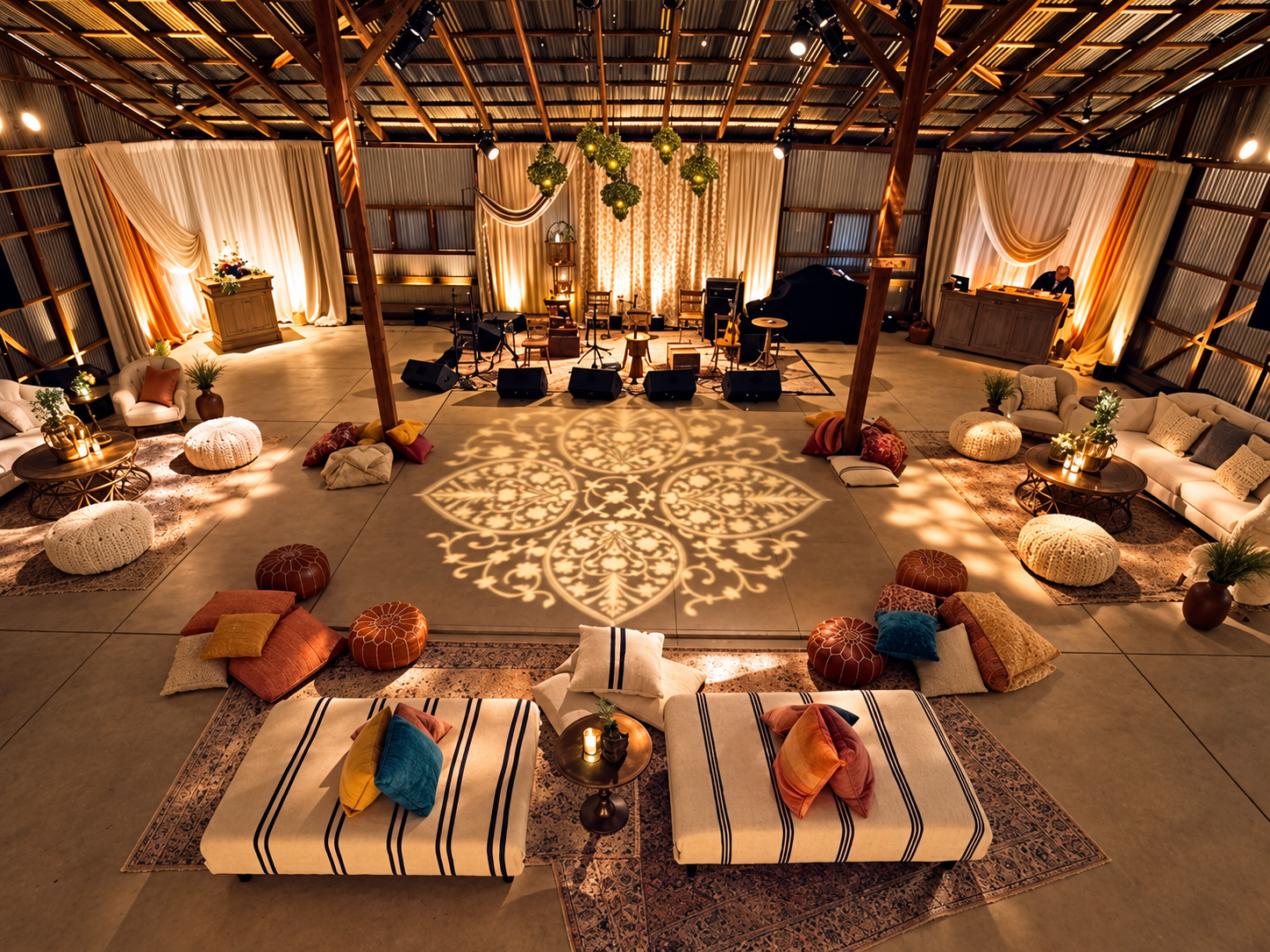Private Estate · Barn after KBE event design