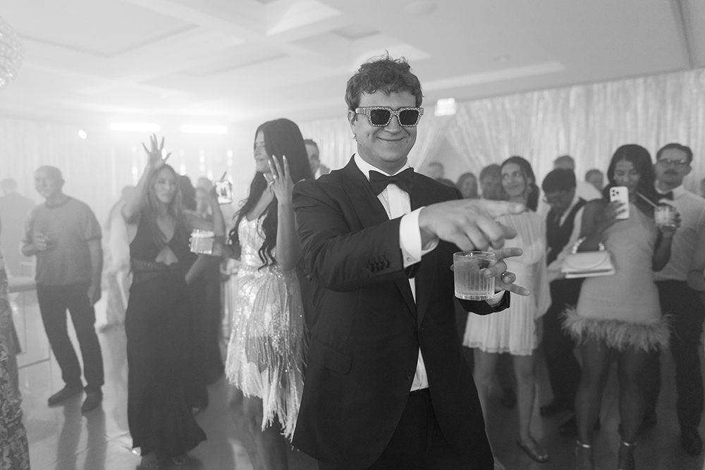 Guests celebrating on the dance floor at a Kristin Banta Events wedding