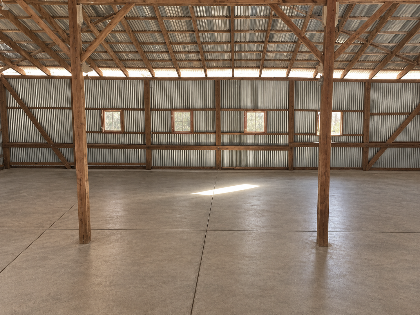 Private Estate · Barn before KBE event design